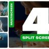 Free Videohive 41284504 Multiscreen – 4 Split Screen on GFXInspire