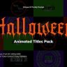Free Videohive 48694628 Halloween Titles Pack on GFXInspire