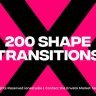 Unlock Your Creativity with Free Videohive 36929854 200+ Shape Transitions