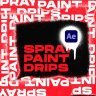 Free Videohive 48998017 Spray Paint Drips Transitions VOL. 1 | After Effects