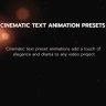Free Cinematic Text Animation Presets for Stunning Video Effects