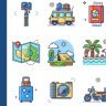 Free Videohive 52120804 Travel Animated Icons | After Effects