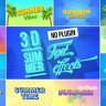 Free Videohive 3D Summer Text Effects 52439245, GFXInspire