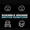 Free Videohive 53579327 Minimal Scribble Grunge Emotion Animations