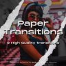Free Videohive 53668828 Paper transitions, GFXInspire