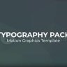 Free Typography Pack MOGRT