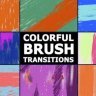 Free Videohive 54600734 Colorful Brush Transitions | DaVinci Resolve