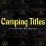 Free Videohive 56673127 Camping Titles for Final Cut Pro X | GFXInspire