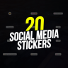 Free Videohive 57699872 Social Media Instagram Stickers Premiere Pro , GFXInspire