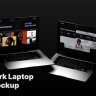 Free Videohive 57738560 Dark Laptop Air Mockup , GFXInspire