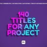 Free Videohive 57941777 Titles For Premiere Pro , GFXInspire
