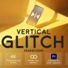 Free Videohive 58494247 Vertical Glitch Transitions for Premiere Pro, GFXInspire