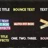 Free Videohive 58929847 Bounce Text Presets, GFXInspire
