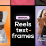 Free Dynamic Vertical Reels Frames with Modern Text Animations