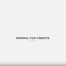 Free Minimalist Film Credits Titles Pack