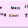 Free Dynamic Liquid Melt Text Animation