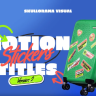 Free Motion Stickers Titles – Animated Sticker Text After Effects Template
