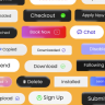 Free Button Essential – Essential Animated Button UI After Effects Template
