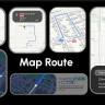 Free Map Route Widgets – Animated Location & Route Graphics Template