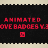 Free Animated Love Badges V.3 – Romantic Heart & Love Graphics After Effects Template